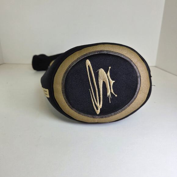 Vintage King Cobra Golf Club Headcover Black Gold Made in Korea - Picture 2 of 6